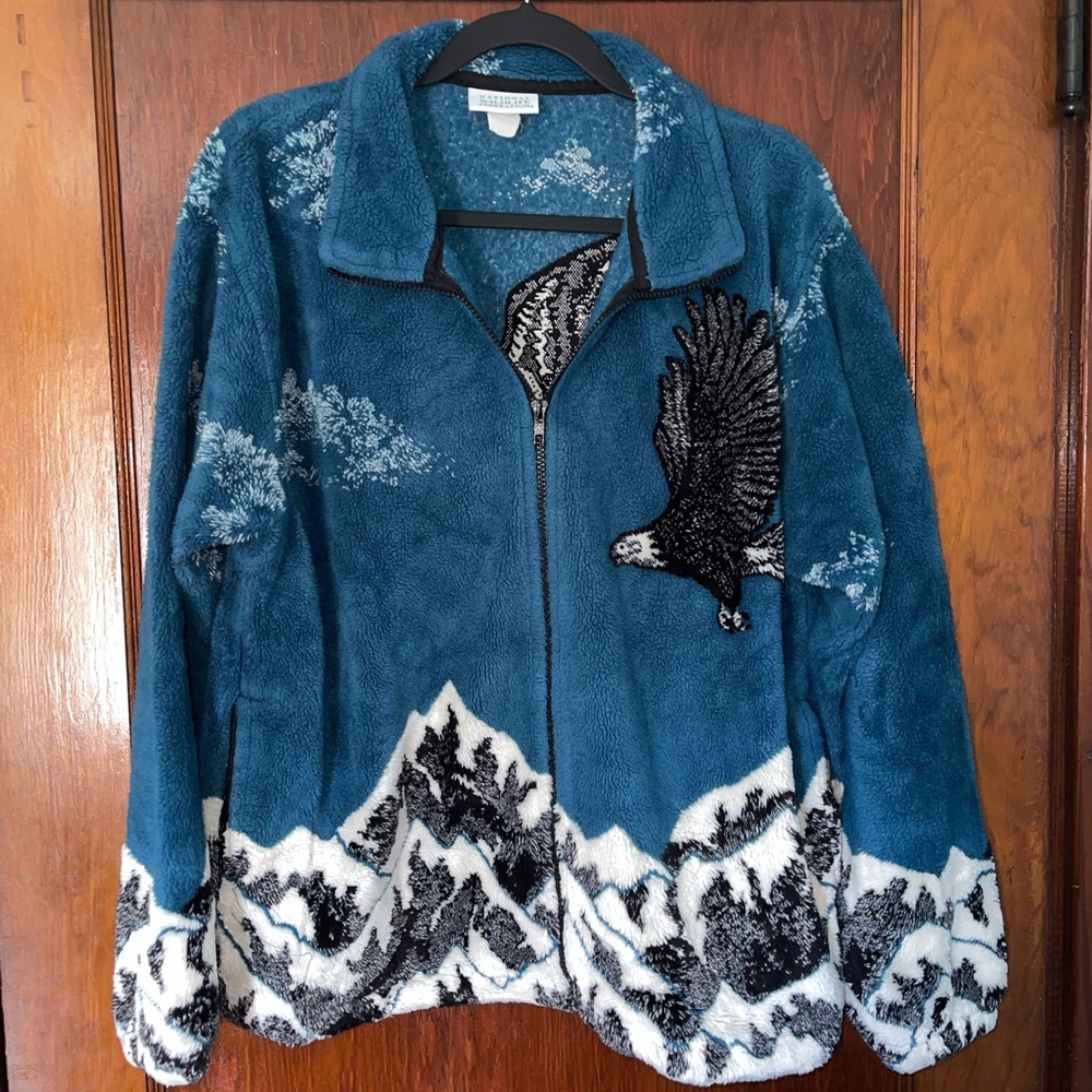 EUC Vintage National Wildlife Federation Fleece zip up